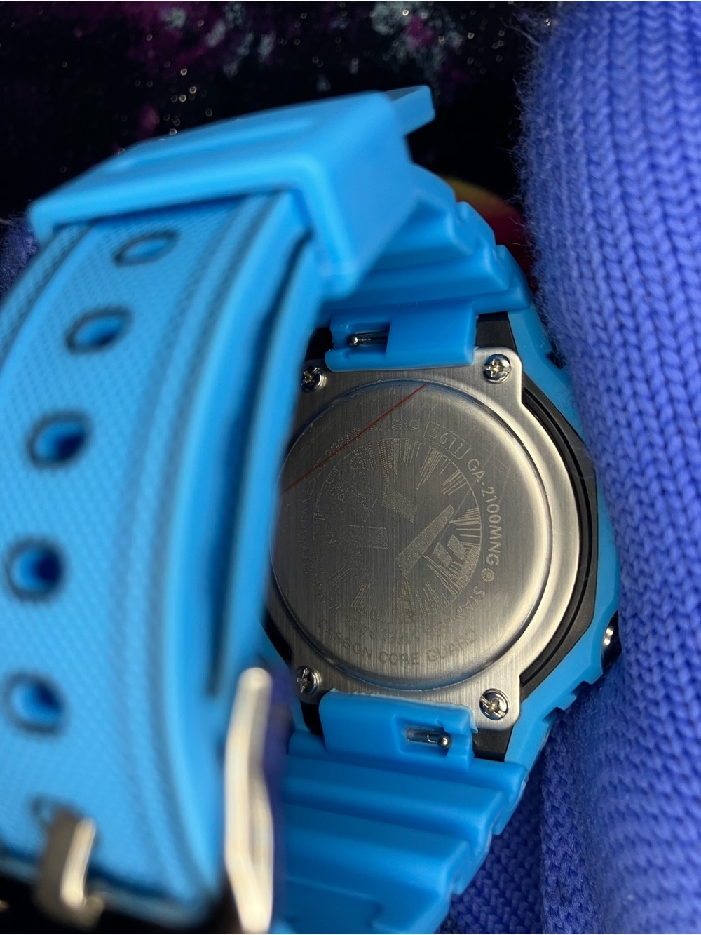 Custom G Shock Blue Cartoon Colorway - Picture 4 of 5